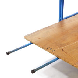 Upholstery element cart Roll cage 2 shelves (extendible) used Type:  upholstery element cart.  L: 2200, W: 800, H: 1270 (mm). Article code: 98-4308GB