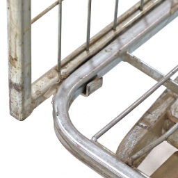 3-Sides Roll cage A-nestable used Type:  3-sides.  L: 800, W: 680, H: 1900 (mm). Article code: 98-4449GB