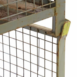 Mesh Stillages fixed construction stackable batch offer used.  L: 1220, W: 820, H: 620 (mm). Article code: 98-4482GB