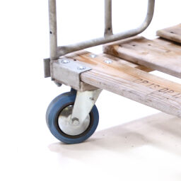 Rollwagen Gebraucht Rollbehälter 2-seitig mit Holzboden und Klemmgittern