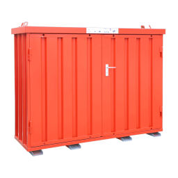 Container voorraadcontainer standaard Oppervlakte behandeling:  gelakt.  L: 2100, B: 700, H: 1600 (mm). Artikelcode: 99-1816-3000