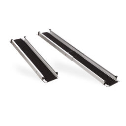 acces ramps acces ramp aluminium telescopic 120 cm (pair).  L: 1220, W: 189,  (mm). Article code: 86TTR-1220