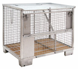 Gaascontainer vaste constructie gitterbox vaste constructie enkele klep aan één zijde