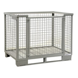 Gaascontainer vaste constructie gitterbox vaste constructie enkele uitneembare wand