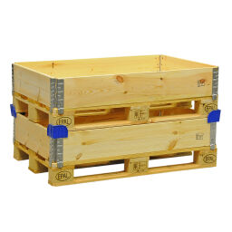 pallet stacking frames corner placement piece moulded rail.  L: 100, W: 100, H: 85 (mm). Article code: 99-172-HS