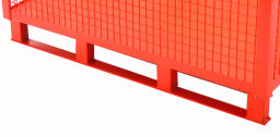 Construction fixe caisse grillagée caisse-palette à structure fixe une seule vanne d'un seul côté Sur mesure