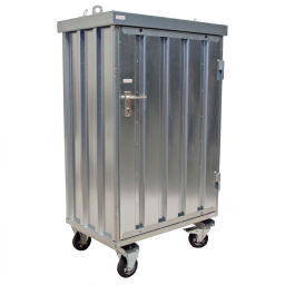 Container toebehoren 2 zwenk- en 2 bokwielen.  Artikelcode: 99-1815-TB-01