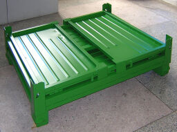Stacking box steel foldable construction stackable custom build Custom built.  Article code: 92-03000-0023