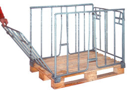 Pallet stacking frames fixed construction stackable custom build