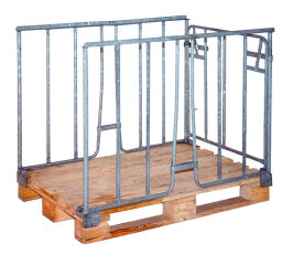 Pallet stacking frames fixed construction stackable custom build