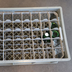Accessoires pour bacs en plastique support de verre