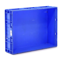 Gebrauchte Stapelboxen Kunststoff stapelbar KLT alle Wände geschlossen Material:  Kunststoff.  L: 800, B: 600, H: 220 (mm). Artikelcode: 98-4724GB