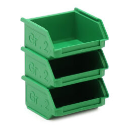 Storage bin plastic batch offer stackable