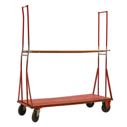 Warehouse trolley shelved trolley with 1 shelve ( fixed) 98-4776GB