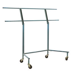 Roll cage used upholstery element cart 2 shelves (extendible)