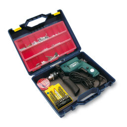 Transport case power-tool case with 1 insert tray 