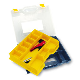 Caisse à outils mallette à séparateurs avec 1 insérer plateau