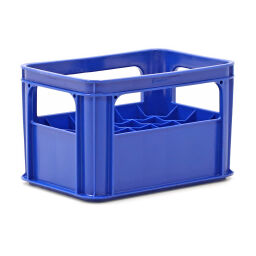 Stacking box plastic stackable for (PET) bottles 38-FK43-26-W