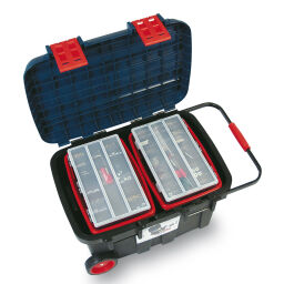 Caisse à outils Box-securité pour outils avec fermeture rapide double