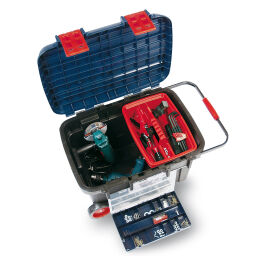 Caisse à outils Box-securité pour outils avec fermeture rapide double