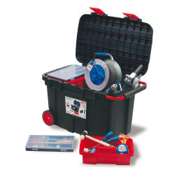 Transport case Toolbox with double quick lock