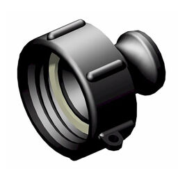 IBC Container toebehoren adapter DIN61 binnendraad - Camlock 1 inch male