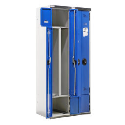 Cabinet wardrobe 4 doors (code lock)  used.  W: 800, D: 500, H: 1800 (mm). Article code: 77-A002394-01