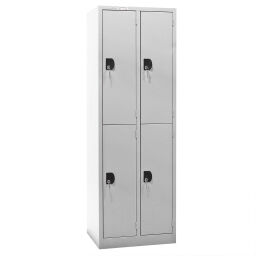 Cabinet locker cabinet 4 doors (cylinder lock) used.  W: 600, D: 500, H: 1800 (mm). Article code: 77-A106666