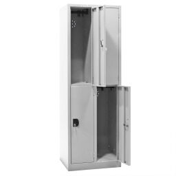 Cabinet locker cabinet 4 doors (cylinder lock) used.  W: 600, D: 500, H: 1800 (mm). Article code: 77-A106666