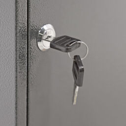 Gebrauchte Sicherheitszubehör Schlüsselkiste  1 Tür (Zylinderschloss).  B: 320, T: 380, H: 550 (mm). Artikelcode: 77-A158757