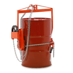 Drum Handling Equipment barrel turner geeignet for 220 ltr - steel -  used.  L: 850, W: 540, H: 840 (mm). Article code: 77-A249204