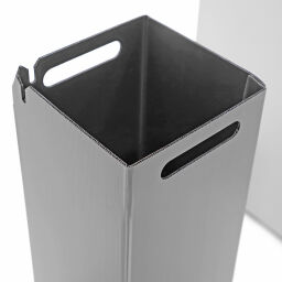 Waste bin Waste and cleaning metal waste bin waste recycling station Article arrangement:  New.  L: 380, W: 380, H: 760 (mm). Article code: 8255903-01