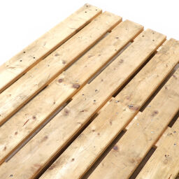 Pallet wooden pallet 4-sided used.  L: 1200, W: 1000, H: 140 (mm). Article code: 98-5191GB