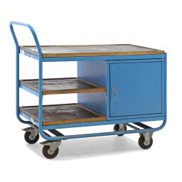 Warehouse trolley table top cart