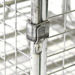 Full Security Roll cage A-nestable used Article arrangement:  Used.  L: 900, W: 730, H: 1900 (mm). Article code: 98-5283GB