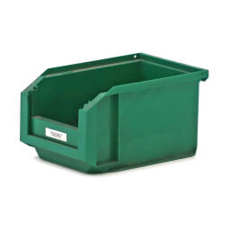 Storage bin plastic with grip opening stackable 98-5329GB