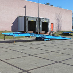 Container Loading Ramp mobile adjustable in height.  L: 12000, W: 2390, H: 980 (mm). Article code: 99-3207-1891