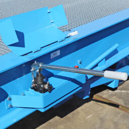 Container Loading Ramp mobile adjustable in height.  L: 12000, W: 2390, H: 980 (mm). Article code: 99-3207-1890