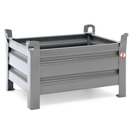 Stacking box steel fixed construction stacking box 4 sides 102865S