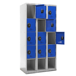Cabinet locker cabinet 12 doors (cylinder lock) used.  W: 900, D: 500, H: 1800 (mm). Article code: 77-A038368