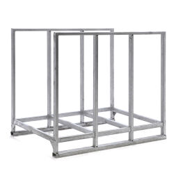 Stacking rack fixed construction