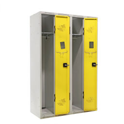 Cabinet wardrobe 4 doors (cylinder lock) used.  W: 1200, D: 500, H: 1800 (mm). Article code: 77-A038299