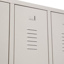 Cabinet locker cabinet 4 doors (cylinder lock).  W: 1180, D: 500, H: 1800 (mm). Article code: 77-A040346