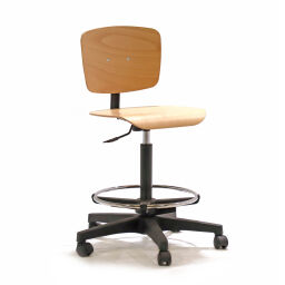 Werktafel werkplaatsstoel in hoogte verstelbaar Gebruikt