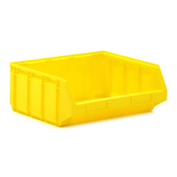 Storage bin plastic with grip opening stackable 98-5625