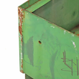 Stacking box steel fixed construction stacking box 4 sides used.  L: 860, W: 860, H: 430 (mm). Article code: 98-5682GB