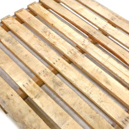 Pallet wooden pallet 4-sided used.  L: 1195, W: 1185, H: 110 (mm). Article code: 98-5698GB