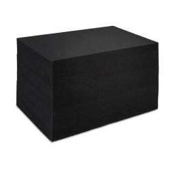 Accessoires pour bacs en plastique mousse de grille (ensemble)