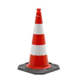 Traffic marking Safety and marking street marker traffic cone, 750 mm high used.  H: 750 (mm). Article code: 42.350.20.286GB