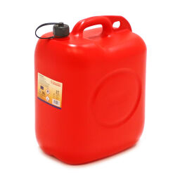 Kunststof jerrycan 20 liter un-gekeurd geschikt voor brandstof